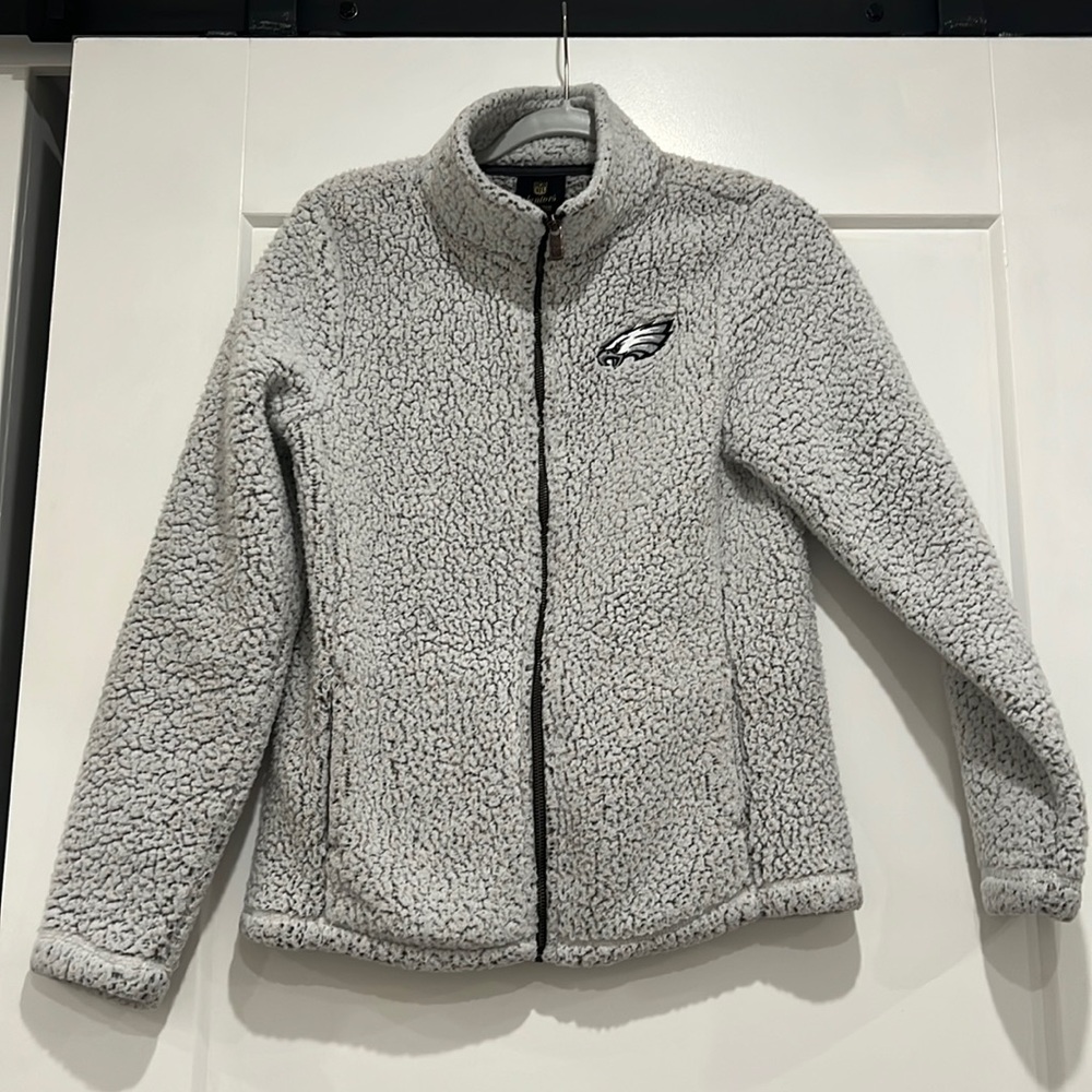 Eagles fuzzy jacket.